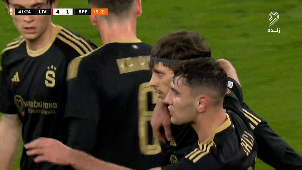 گل اول اسپارتا پراگ به لیورپول (ولکو بیرمانچویچ)