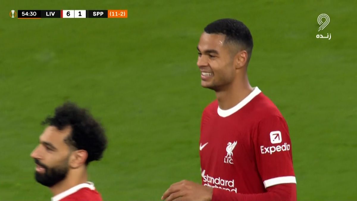گل ششم لیورپول به اسپارتا پراگ (دومینیک سوبوسلای)