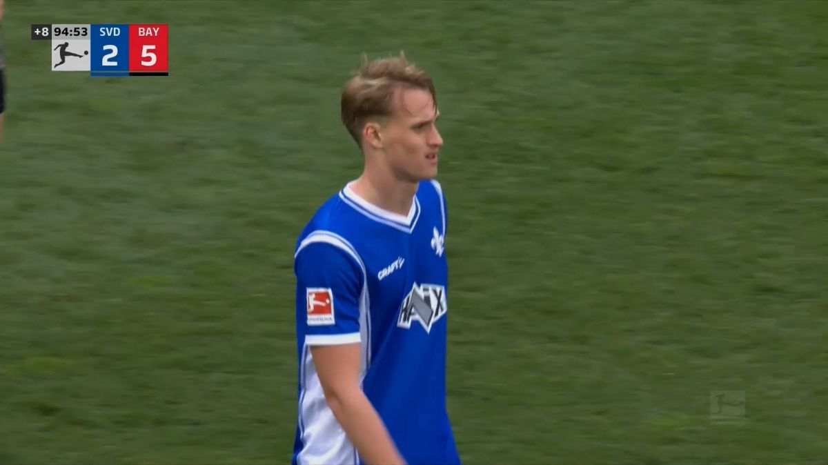 گل دوم دارمشتات به بایرن مونیخ (ویلهمسون)