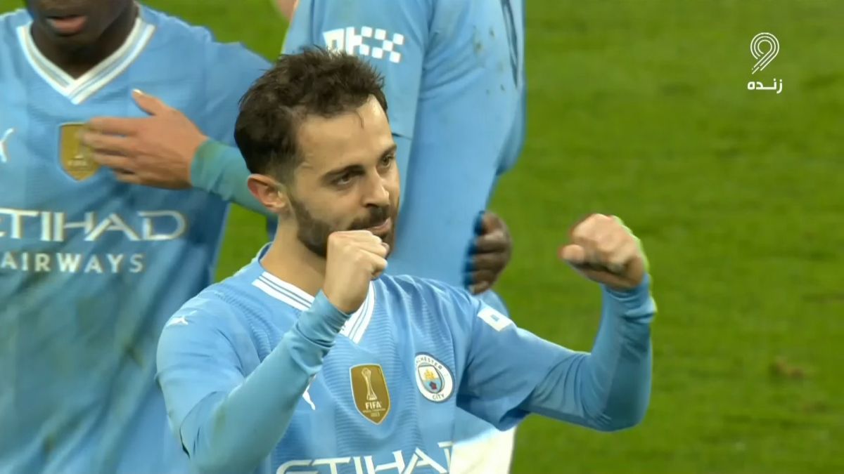 گل دوم منچسترسیتی به نیوکاسل (دبل برناردو سیلوا)