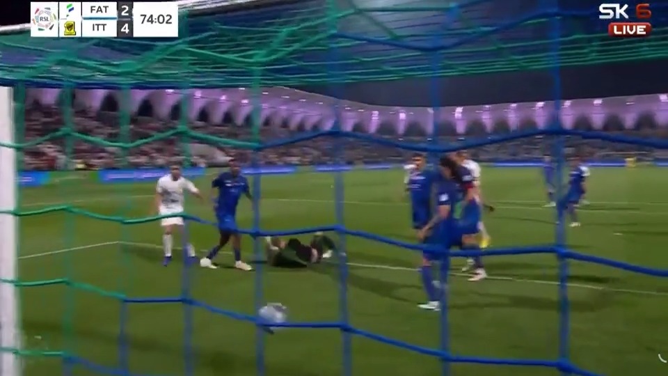 گل چهارم الاتحاد به الفتح عربستان (دبل عبدالرزاق حمدالله)