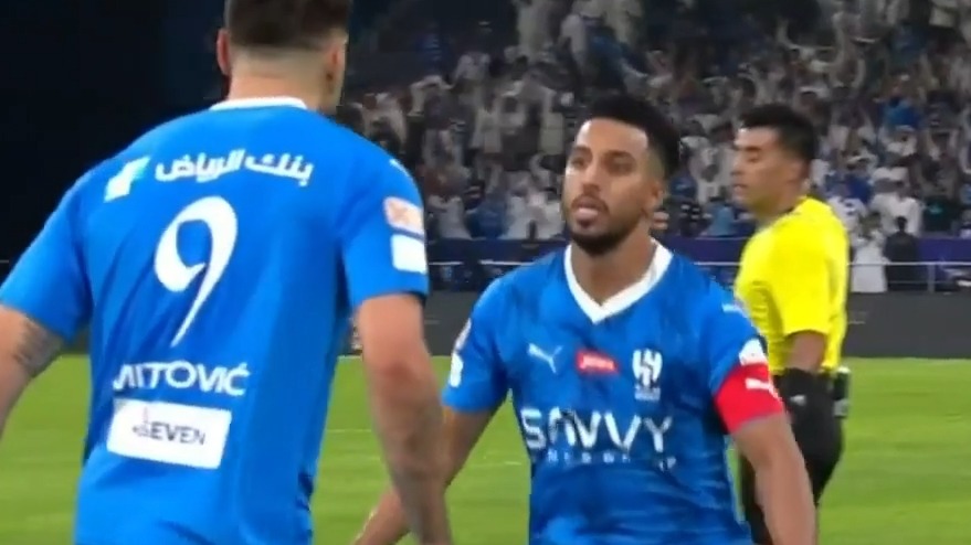 گل اول الهلال به ضمک (سالم الدوساری)