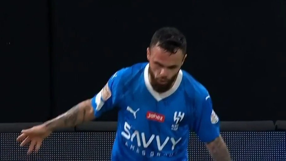 گل دوم الهلال به ضمک (دلگادو دقیقه 93)