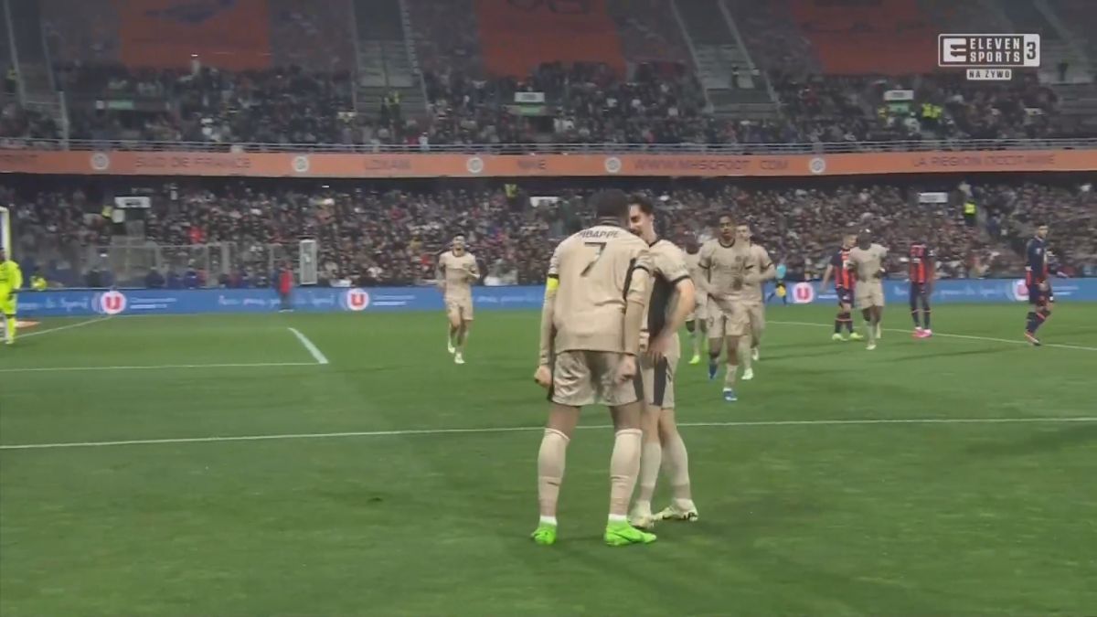 گل اول پاری سن ژرمن به مون پلیه (ویتینیا)