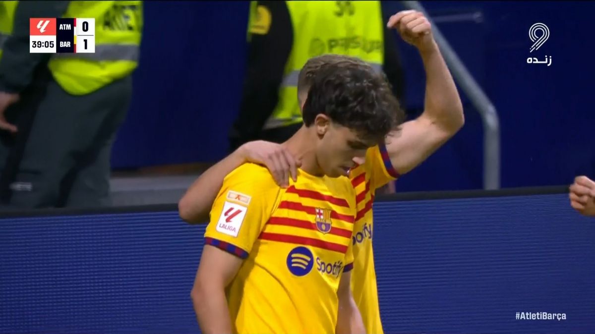 گل اول بارسلونا به اتلتیکو مادرید (ژائو فلیکس)