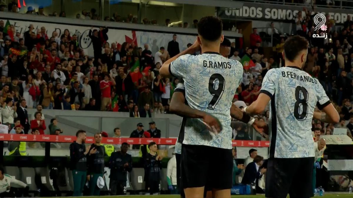 گل پنجم پرتغال به سوئد (راموس)