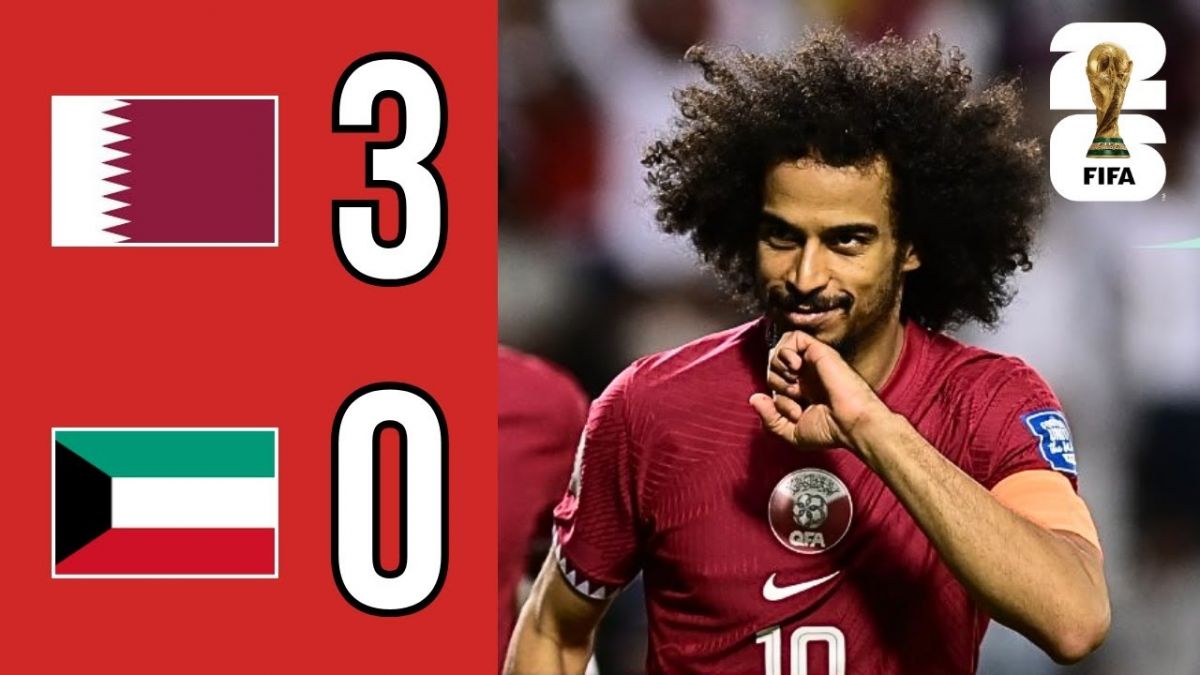 گلهای بازی قطر 3-0 کویت (مقدماتی جام جهانی 2026)