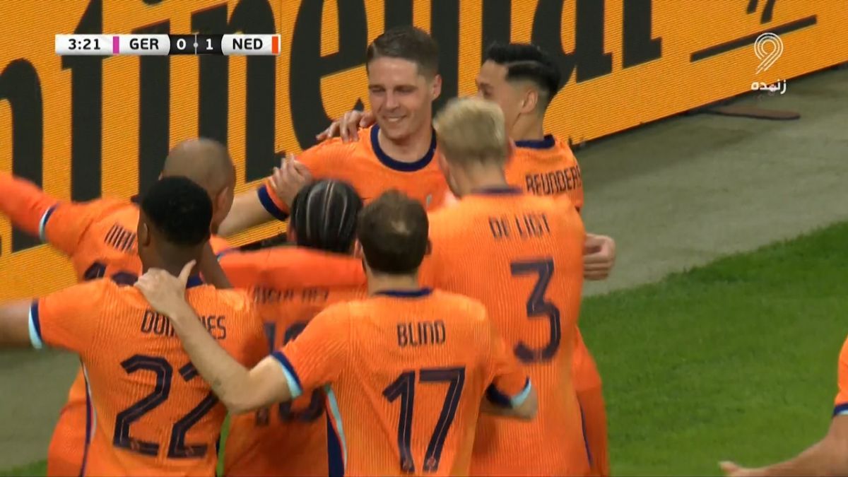 گل اول هلند به آلمان (جوی ورمان)