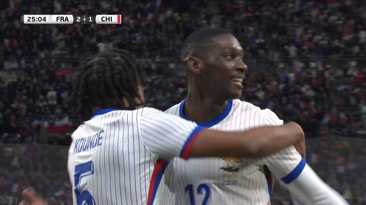 گل دوم فرانسه به شیلی (کولو موآنی)