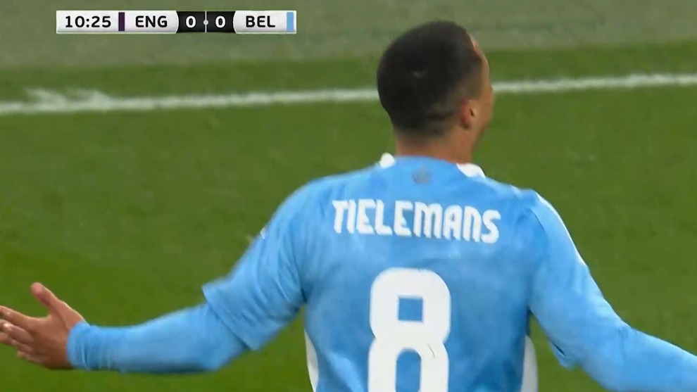 گل اول بلژیک به انگلیس (تیلمانس)