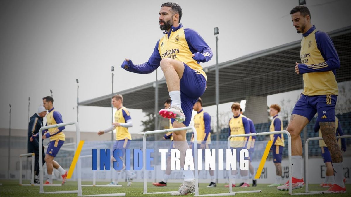 تمرینات آماده سازی بازیکنان رئال مادرید