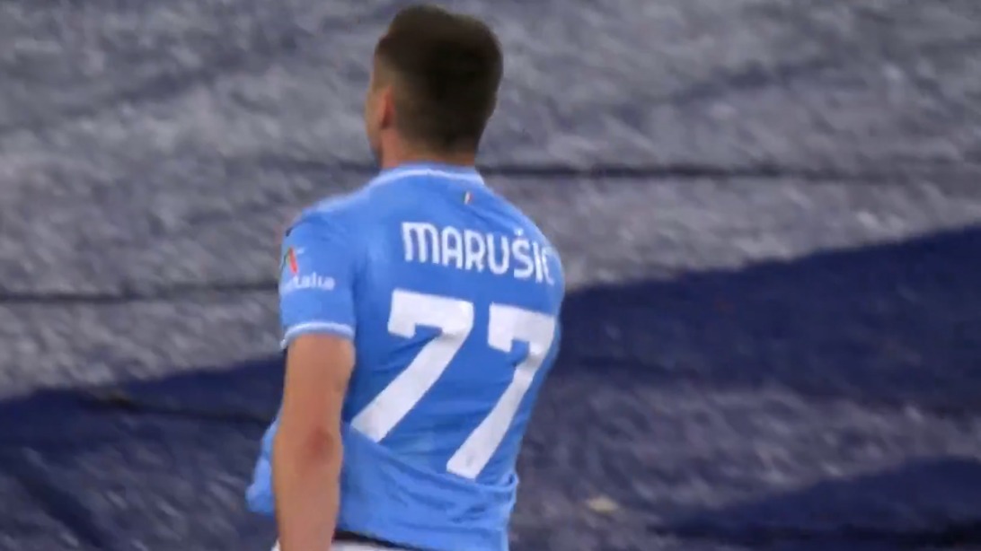 گل اول لاتزیو به یوونتوس (آدام ماروسیچ) دقیقه 93