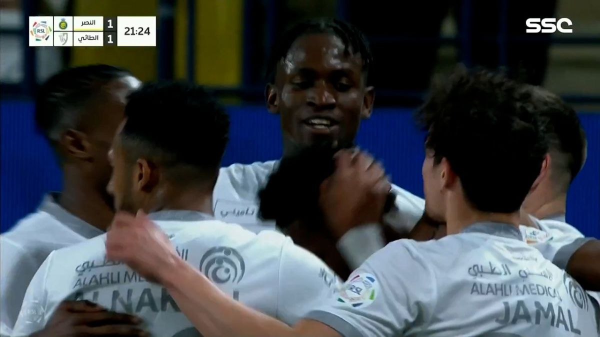 گل اول الطائی به النصر (میسیدجان)