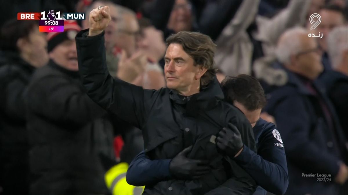 گل اول برنتفورد به منچستریونایتد (کریستوفر آیر) دقیقه 99