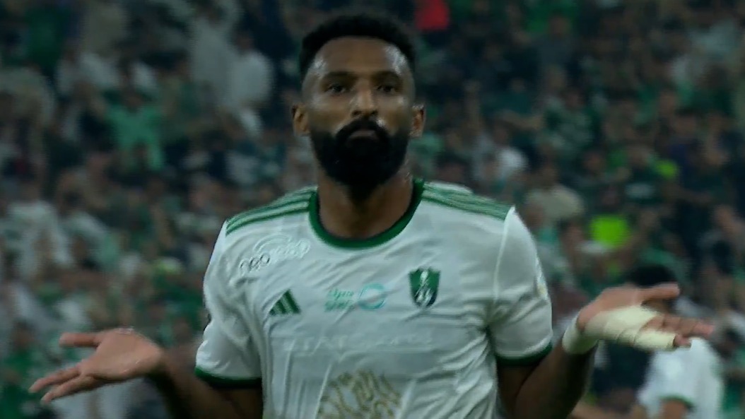 گل اول الاهلی عربستان به الاتحاد (فیراس البورایکان)