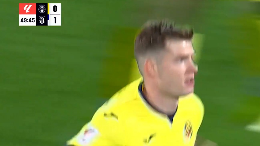 گل اول ویارئال به اتلتیکو مادرید (الکساندر سورلوس)