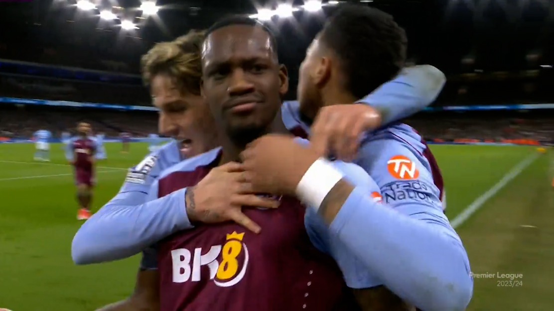 گل اول استون ویلا به منچسترسیتی (جان دوران)