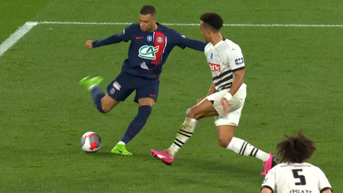 گل اول پاری سن ژرمن به رن (کیلیان امباپه)