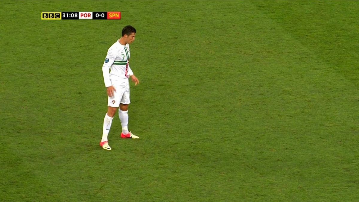 گلها و مهارت های کریستیانو رونالدو در یورو 2012