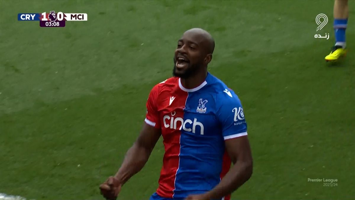 گل اول کریستال پالاس به منچسترسیتی (ژان فیلیپه ماتتا)