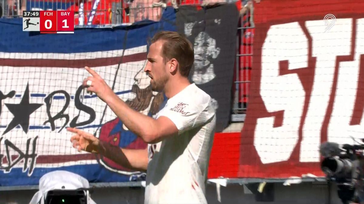 گل اول بایرن مونیخ به هایدنهایم (هری کین)