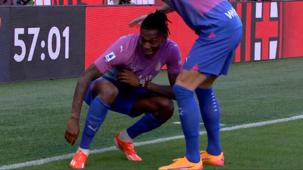 گل سوم میلان به لچه (رافائل لیائو)