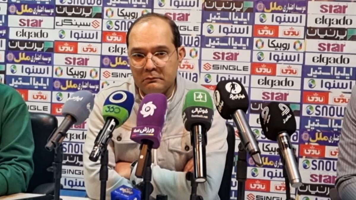 اختصاصی/ صحبت های محمد ربیعی در نشست خبری پایان بازی ذوب آهن و شمس آذر