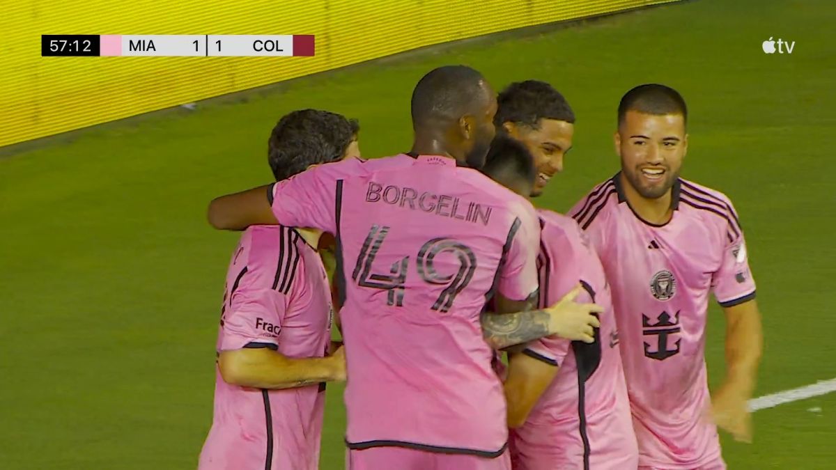 گل اول اینتر میامی به کلرادو (لیونل مسی)