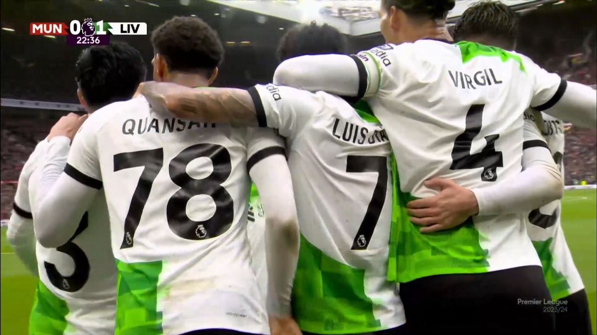 گل اول لیورپول به منچستریونایتد (لوییز دیاز)