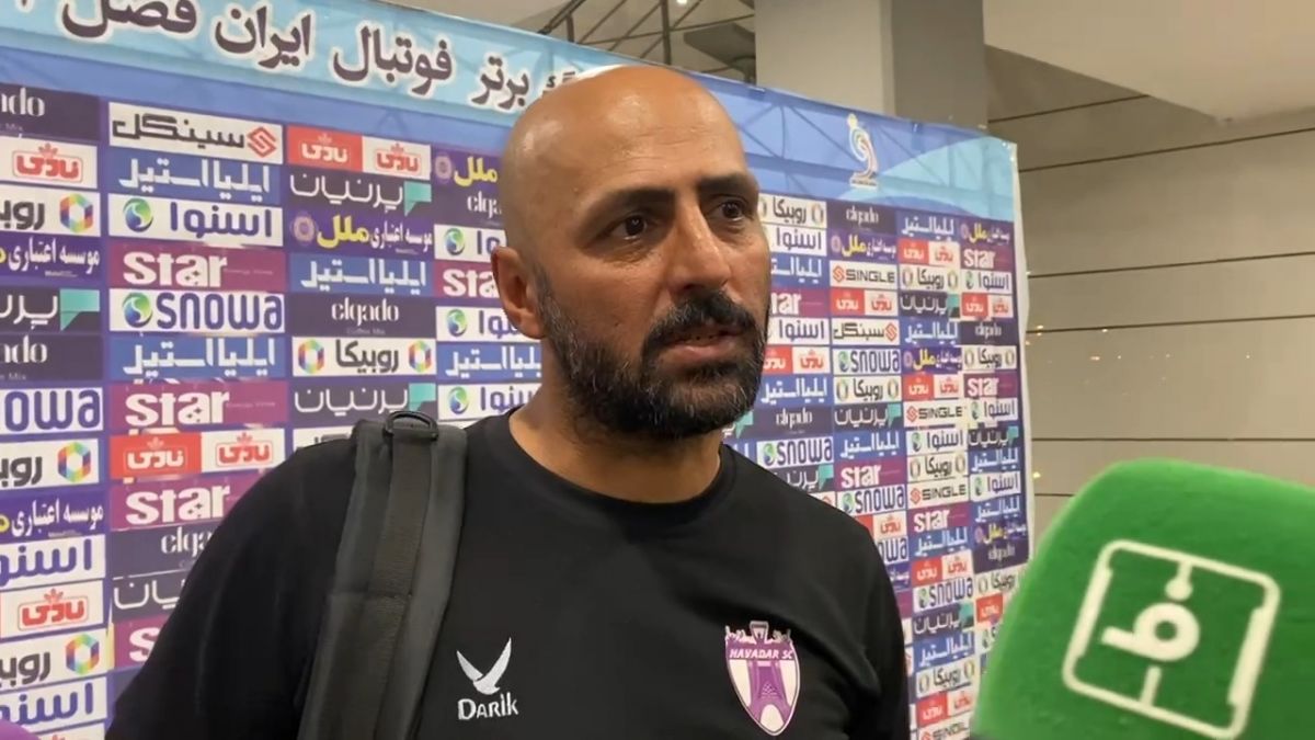 اختصاصی/ مصاحبه حمید عبداللهی مربی هوادار پس از تساوی مقابل فولاد خوزستان