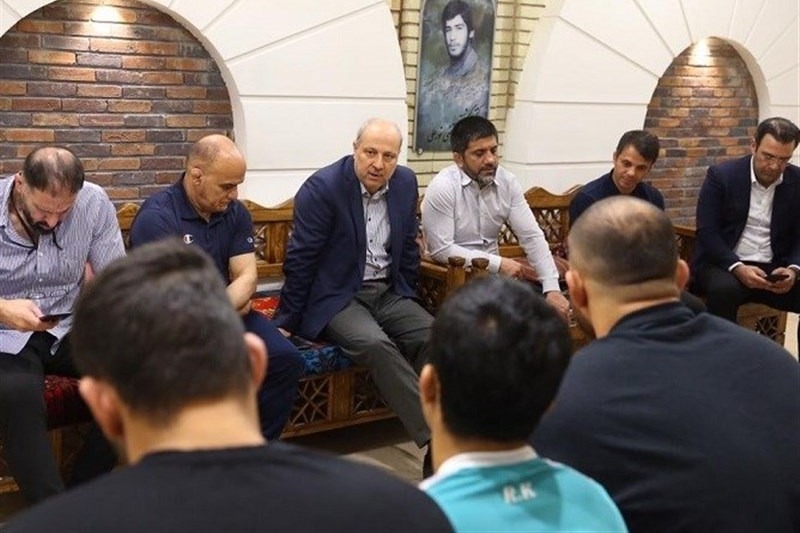 بازدید دبیرکل کمیته ملی المپیک از اردوی تیمهای ملی کشتی