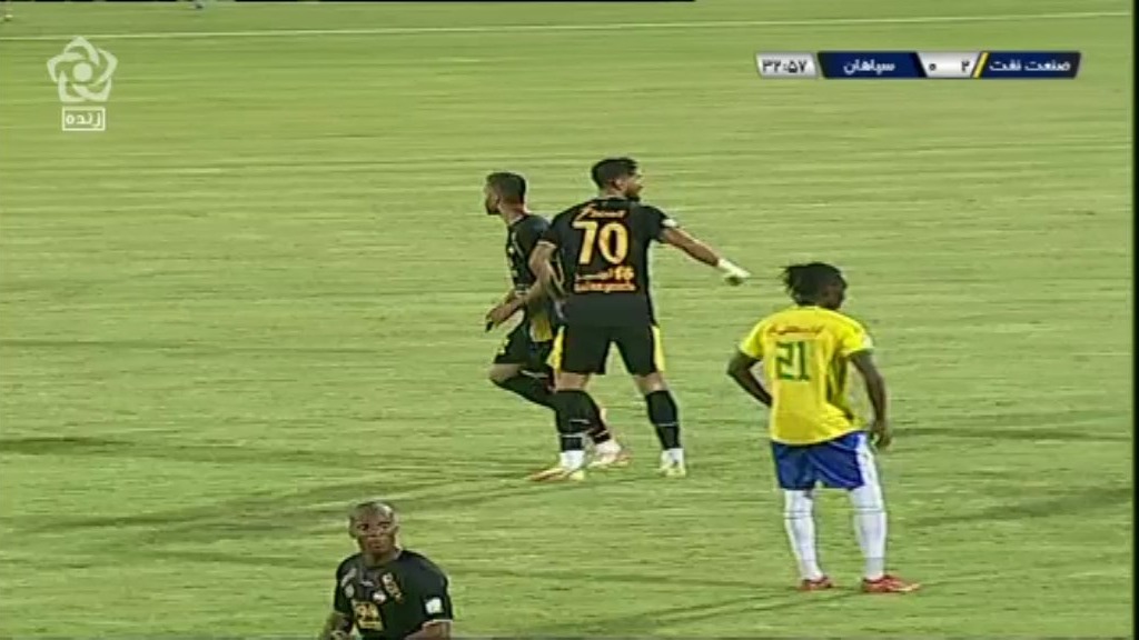 گل اول سپاهان به صنعت نفت آبادان (شهریار مغانلو)