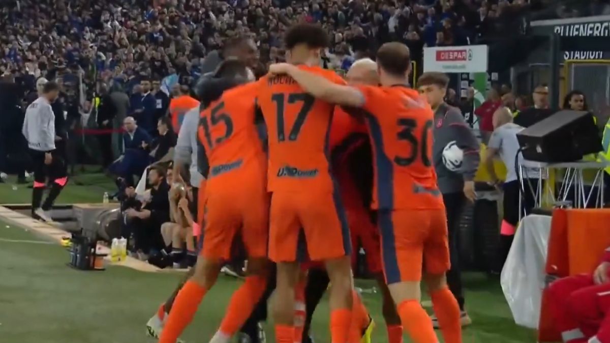 گل دوم اینتر به اودینزه (فراتزی دقیقه 95)