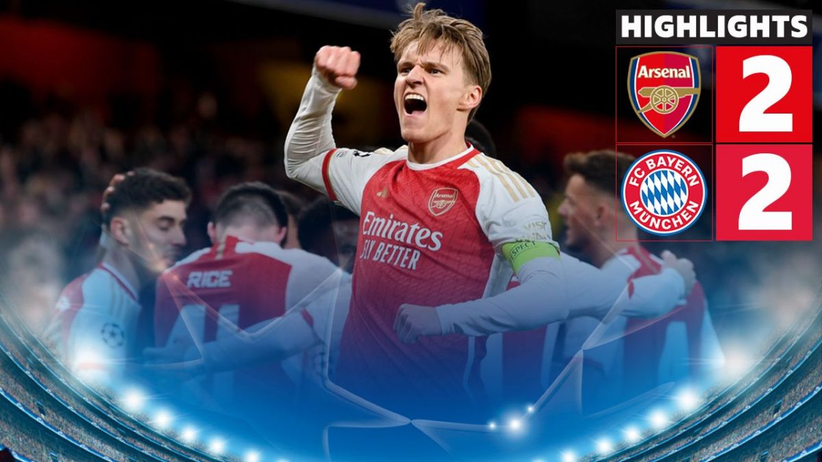 خلاصه بازی آرسنال 2-2 بایرن مونیخ