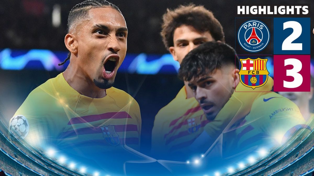 خلاصه بازی پاری سن ژرمن 2-3 بارسلونا