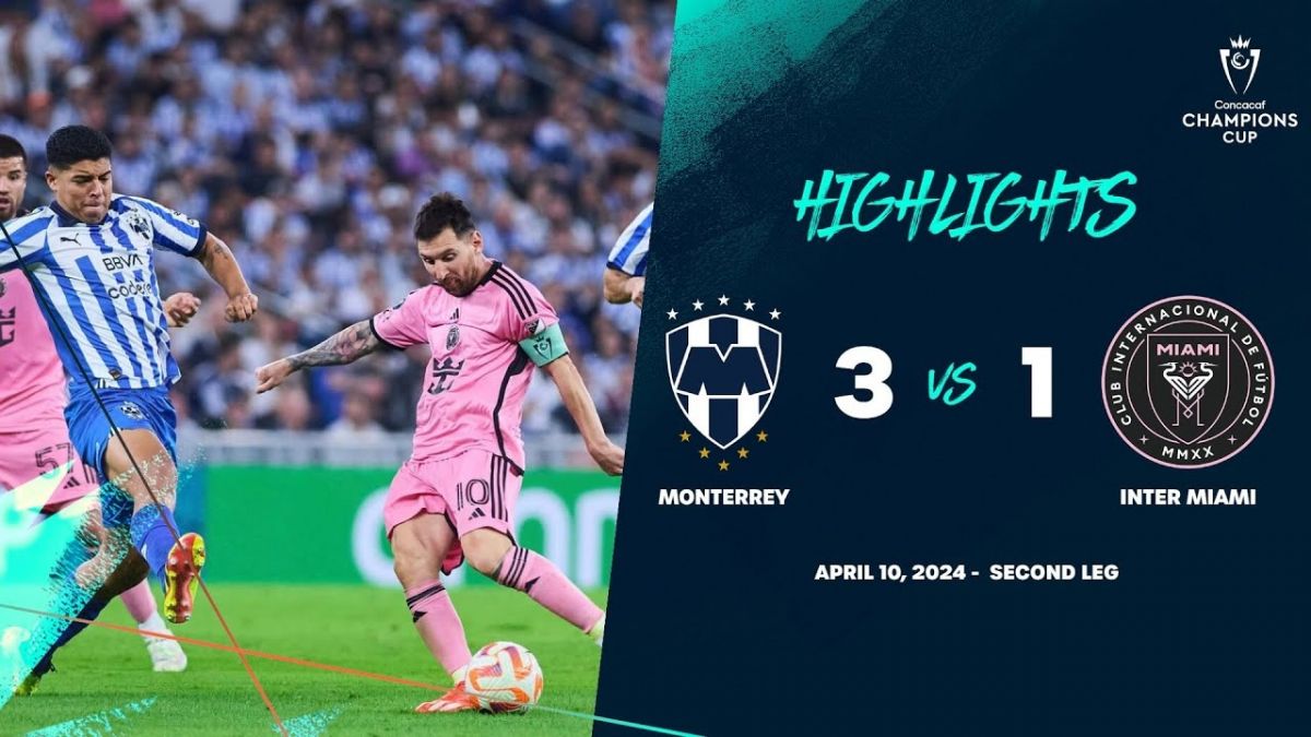 خلاصه بازی اینتر میامی 1-3 مونتری (حذف اینتر میامی و لیونل مسی)