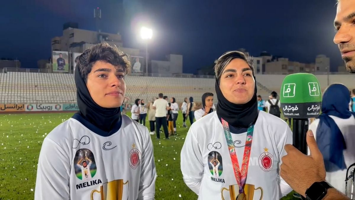 اختصاصی/ صحبت های زهرا قنبری و سرشین کمانگر بازیکنان خاتون بم پس از قهرمانی این تیم در لیگ برتر