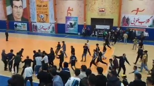 درگیری در فینال جام رمضان قزوین!