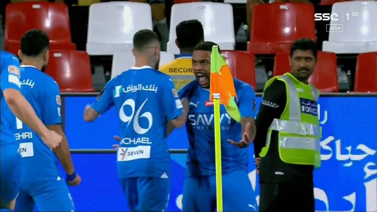 گل اول الهلال به الاتحاد (گل زیبای مالکوم)
