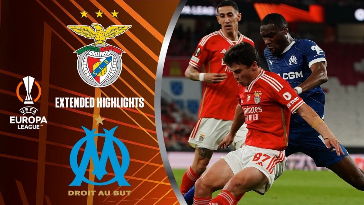 خلاصه بازی بنفیکا 2-1 مارسی (گلزنی دی ماریا و اوبامیانگ)