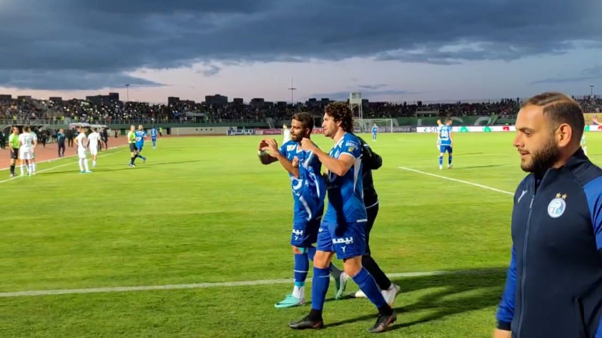 اختصاصی/ لحظه گل اول استقلال به آلومینیوم از قاب دوربین فوتبالی