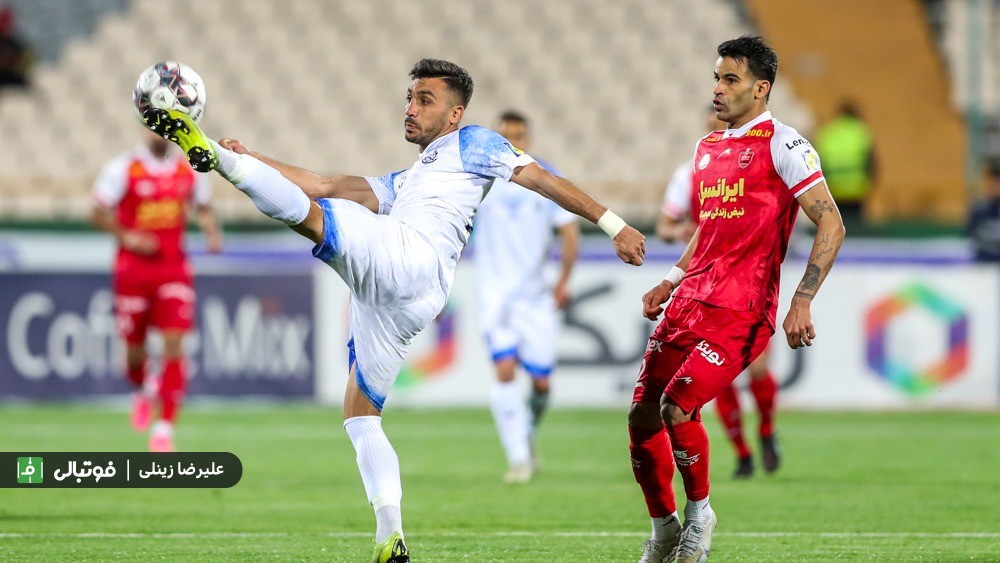 پرسپولیس یک - ملوان صفر| پرسپولیس همچنان در کورس قهرمانی/ ملوان اسیر گل شبه آفساید آلکثیر