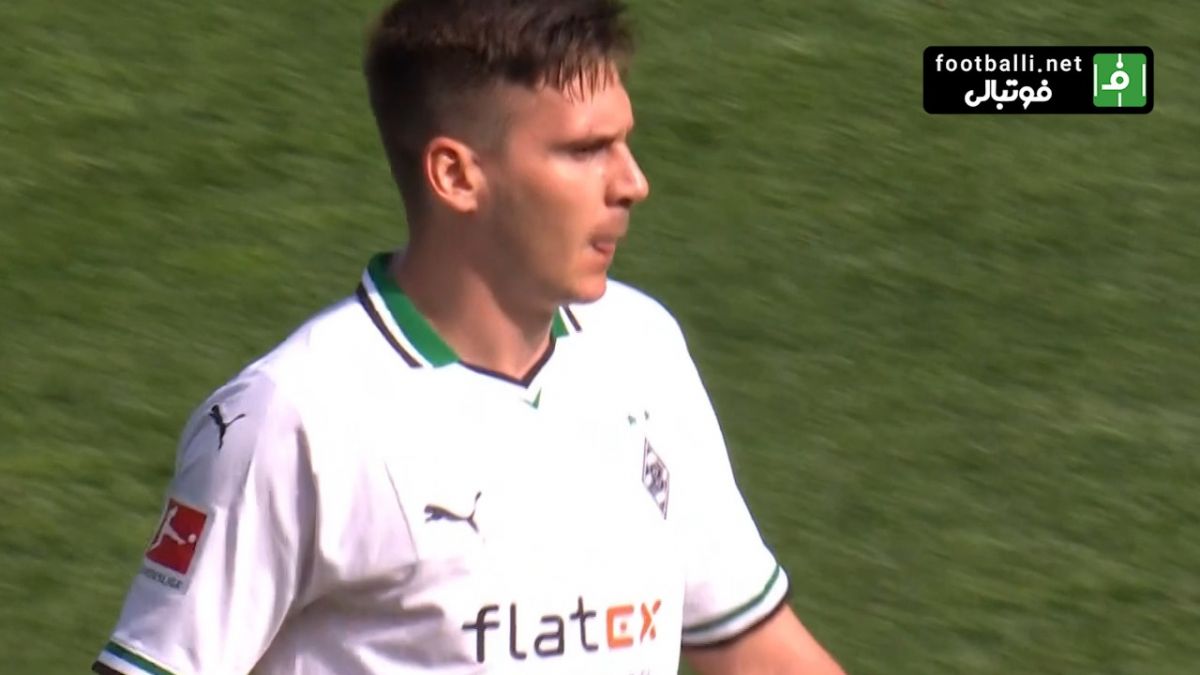 گل اول مونشن گلادباخ به دورتموند (ماکسیمیلیان ووبر)