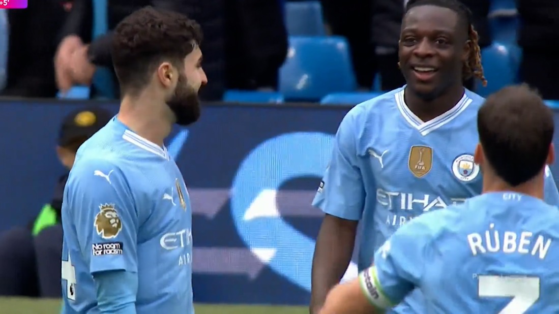 گل پنجم منچسترسیتی به لوتون (گواردیول)