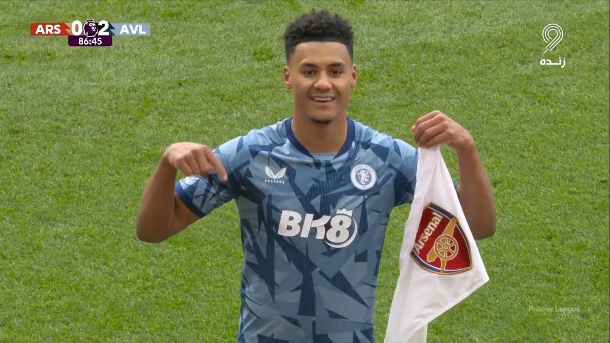 گل دوم استون ویلا به آرسنال (اوله واتکینز)