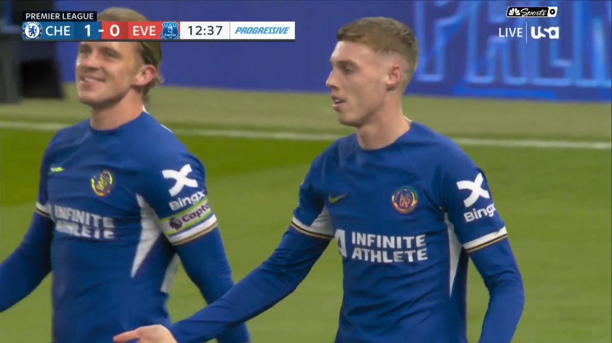 گل اول چلسی به اورتون (کول پالمر)