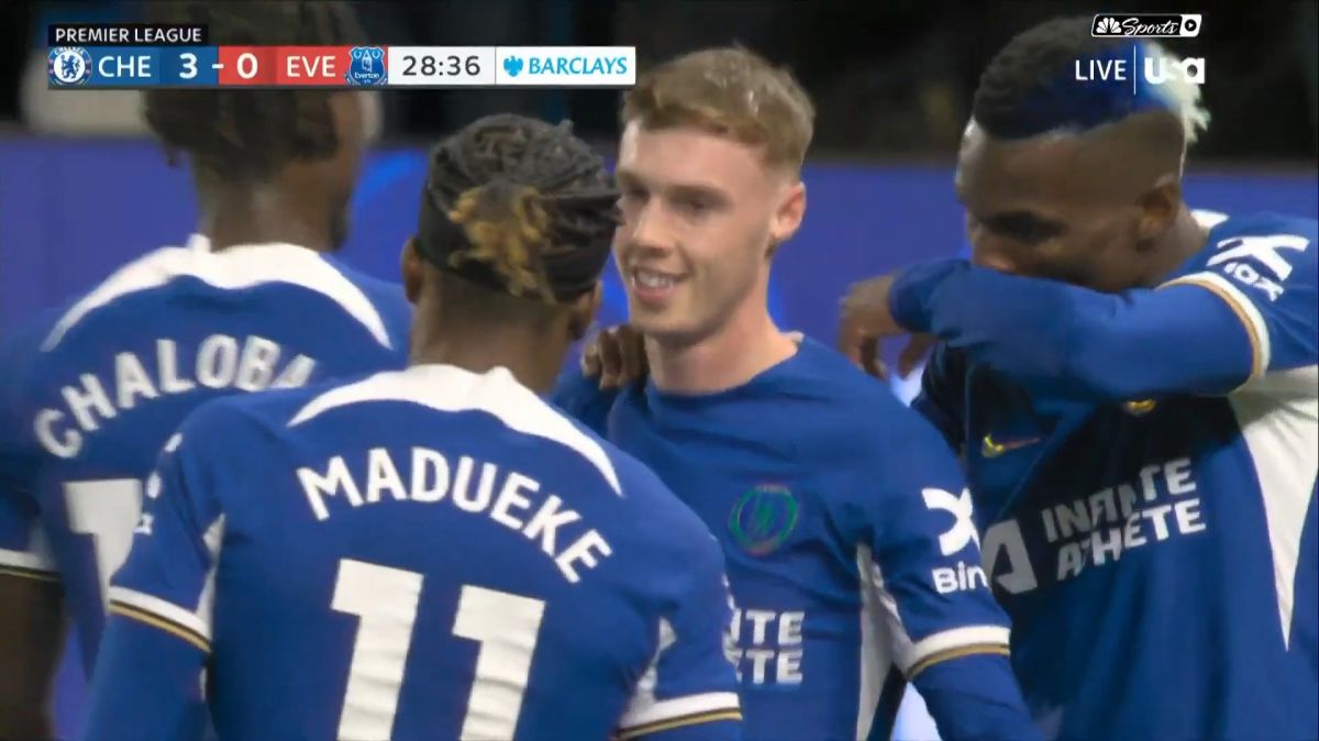 گل سوم چلسی به اورتون (هت تریک کول پالمر)