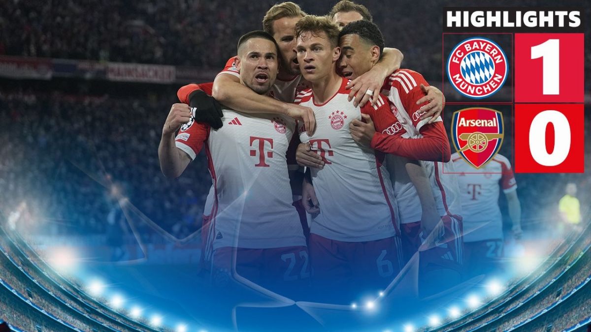 خلاصه بازی بایرن مونیخ 1-0 آرسنال