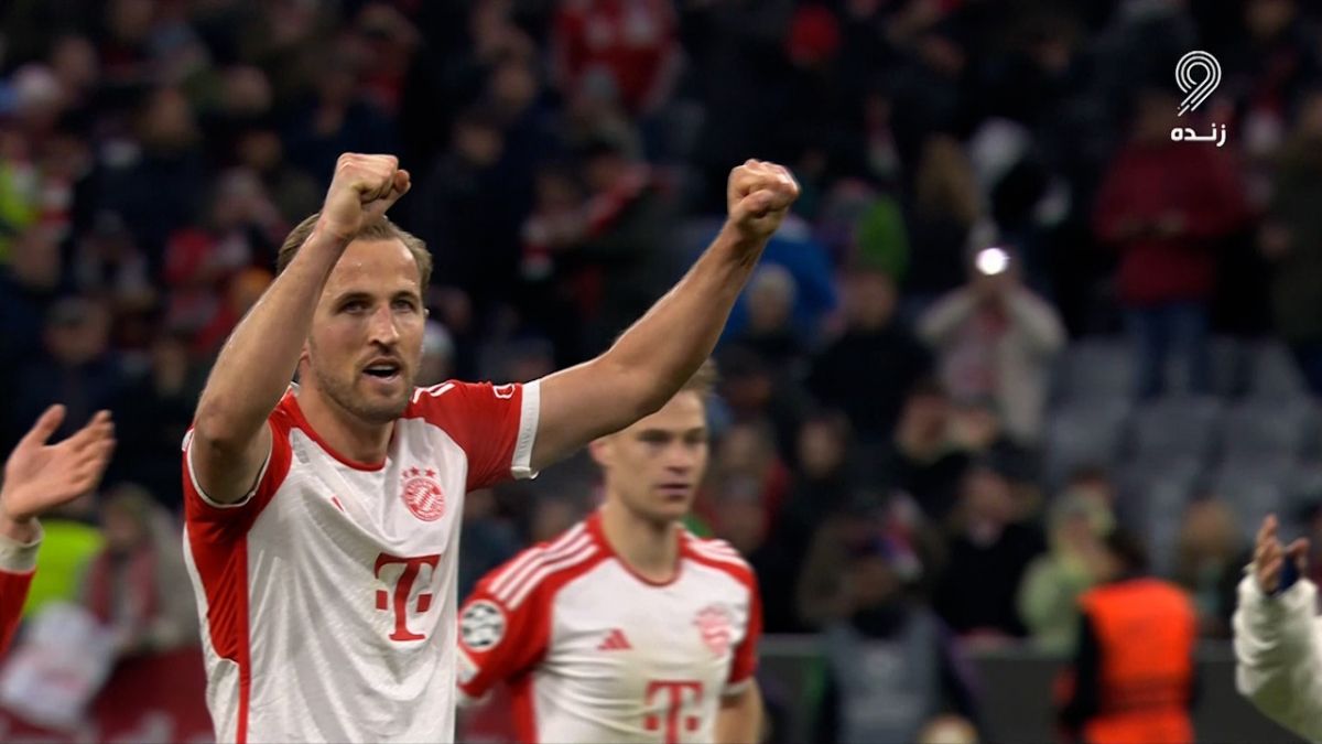 سوت پایان بازی و جشن صعود بایرن مونیخ به نیمه نهایی