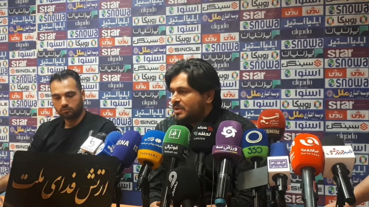 اختصاصی/ کنفرانس خبری سعید دقیقی سرمربی شمس آذر پیش از تقابل با استقلال